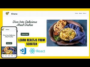 How to Build a Responsive Website with React JS for Beginners | Full Tutorial (2025)