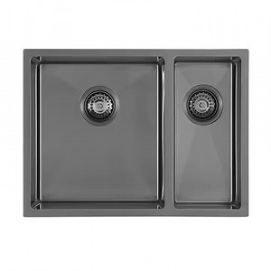 [Hot Item] Undermount Factory Made 201/304 Kitchen Sinks Stainless Steel Golden Double Bowl Kitchen Sinks