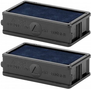 [Hot Item] A1539 Self Inking Stamp Ink Refill- Blue- Set of 2 Double Sided Pads