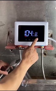 Aottop Electric Tankless Water Heater 110V 3000W - Instant Hot Water Under Sink with Remote Control & Digital Display, Portable Mini On Demand for RV, Kitchen, Bathroom