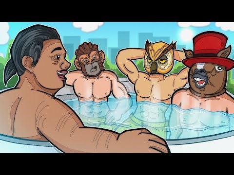 The Vanoss Crew in a Hot Tub together!