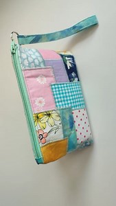 243K views · 2.8K reactions | Irregular Patchwork Zipper Pouch Detailed sewing tutorial #diycrafts #diy #fbviral #sewing #handmade #upcycling #fbpost #handmadecrafts #viral #trending #QAcraft #patchwork #diyprojects | DIY Cheng | Facebook