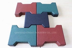 [Hot Item] Hot-Selling Top Quality Rubber Blocks, Outside I Shape Mat I Brick Paver Dog Bone Walkway or Horse Stables Paddocks Rubber Brick