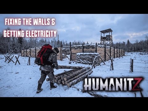Fixing The Walls & Getting Electricity. | HumanitZ Nightmare Gameplay S2EP32 2025