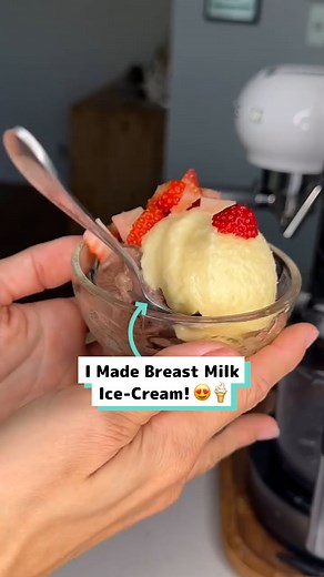 I made ice cream using my breast milk 🥛 🤩 | Craft Factory