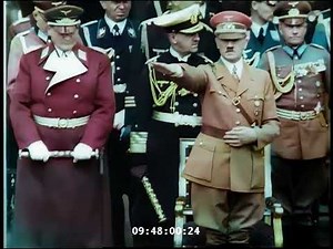 Hitlers 50th Birthday Parade Celebration