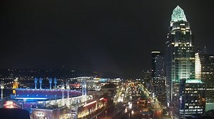 WOW! Our SkyCam is capturing plenty of lightning in Cincinnati right now 🌩 | WCPO 9