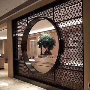 [Hot Item] Round Design Stainless Steel Screen Door Decorative Partition Wall