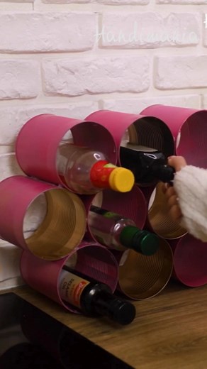 Handmade bottle rack! 🤩👌 | Handimania