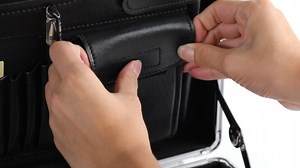 Watch silver aluminum briefcase large on Amazon Live