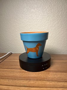 Vizsla Hand Painted Terracotta Flower Pot - Etsy Australia
