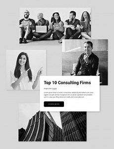 Top consulting firms - Template by Nicepage