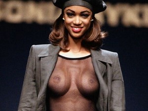 Models Topless Nude And Tit Slips Runway Compilation