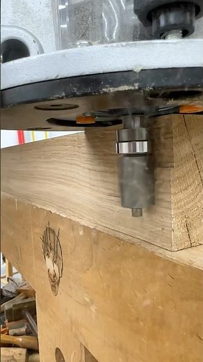 Pattern routing thick stock without a giant bit #woodworking #router