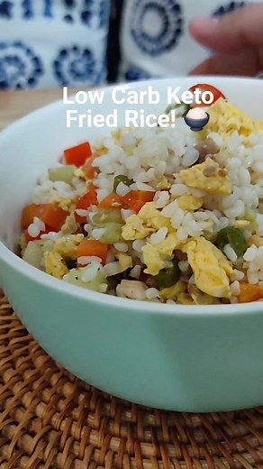 Low Carb Keto Fried Rice! 🍚 Shirataki Rice | Dee Dang
