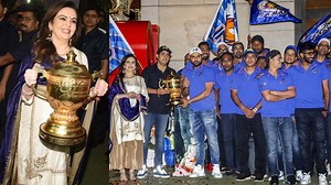 72K views · 64 shares | Nita Ambani throws GRAND PARTY to Mumbai Indians Team on IPL Win at Antilia #Mumbaiindians #Nitaambani #Antiliacelebration | Oneindia News | Facebook