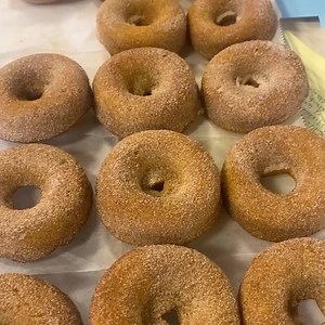 Baked Pumpkin Donuts. #SWEETDRIVER #uptowneauclaire | Sweet Driver Cafe & Chocolates