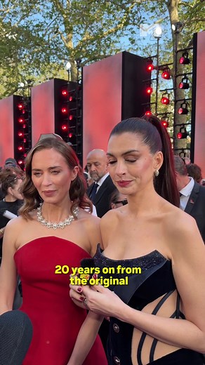 Anne Hathaway and Emily Blunt back onscreen together as Andy and Emily is exactly what we deserve ❤️ #MTVMovies #AnneHathaway #EmilyBlunt #TheDevilWearsPrada2