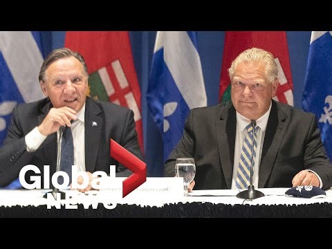 Coronavirus: Quebec and Ontario premiers meet to discuss economic recovery