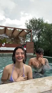 Couple challenge swimming pool edition 😆❤️ | JAMILL