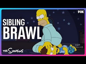Calvin and Homer Fight | Season 34 Ep. 8 | The Simpsons