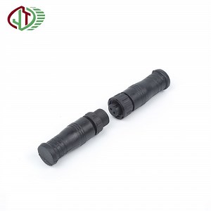 [Hot Item] M12 Male Female Docking 2 Pin Connecting Waterproof Connector Outdoor LED Light Plant Street Lamp Power Cable Signal Free Samples