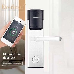 [Hot Item] Factory Price Hotel Card Reader Airbnb Apartment Key High Security Safe Digital Electronics MIFARE Card RFID Card House Lock with Hotel Lock Management Software