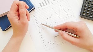 Woman Checks Business Profit Charts Pen Stock Footage Video (100% Royalty-free) 1063302637 | Shutterstock