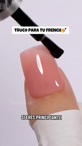 370K views · 4K reactions | TRUCO PARA TU FRENCH #nails #nailart #nailtutorial #beauty #manicure #beauty #viral | Uñas uno A | Facebook