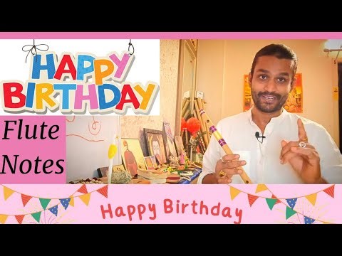 Happy Birthday Flute Notes 🟢+91(9010086604)