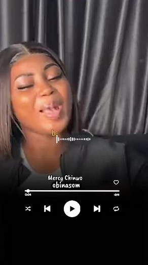 Because of Jesus — Mercy Chinwo worship lyrics clip