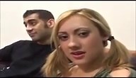 Unwanted BBC surprise for blindfolded racist girl Gwen (Gwen Diamond)