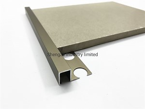 [Hot Item] Porcelanato Flooring Accessories Aluminum Strip Tile Edging Trim for Corner