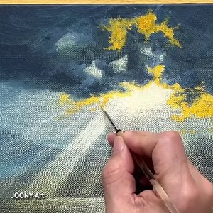 33K views · 525 reactions | Sunset Seascape Acrylic Painting #art #painting #acrylicpainting | Joony art | Facebook