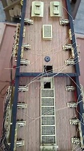 Our beautiful Royal Louis model! 👑 ⛵ #premiershipmodels #modelmaking #maritime #modelship #shipmodel #shipping #ocean #sail #modelboat #boatmodel #sailing #marine #build #craft #design #handcrafted #3d #3dprinted #gift #giftideas #custom | Premier Ship Models