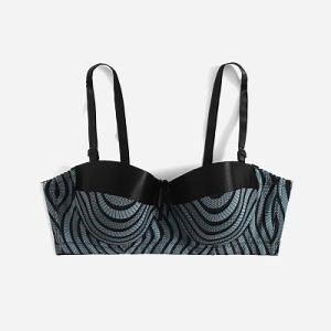 [Hot Item] French Plus Size C Cup Underware Sexy Jacquard Half Cup Bra Women's Bras