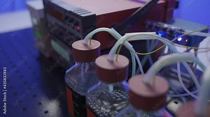 Experiments with obtaining electricity and bacteria processing industrial waste. Biohydrogen droduction research produced by fermentation. Fermentation of renewable materials by bacteria