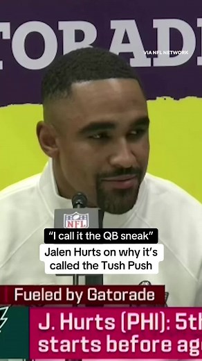 Jalen Hurts Explains the Tush Push Play