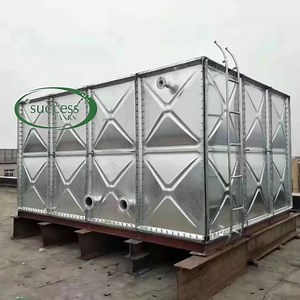 [Hot Item] Premium Sectional 12*5*3m Factory Molded Pressed Galvanized Steel Water Storage Tanks