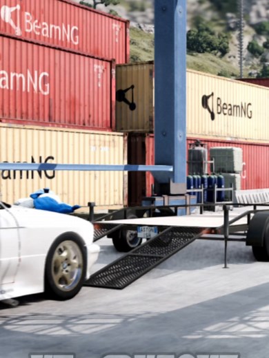 Jak używać naczep w BeamNG.drive — podłączanie przyczepy w grze