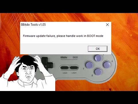 8Bitdo Controller Firmware Upgrade Error