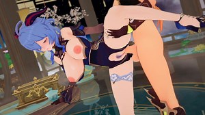 ganyu x aether sex