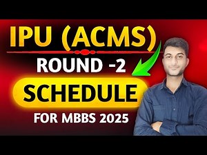 Ipu round -2 schedule for mbbs released | ipu Counselling update 2025 for mbbs |