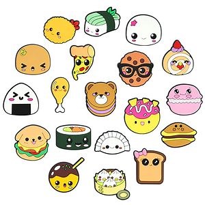 [Hot Item] Rubber Resin Decorations with Buckle Upper Back Bottom Position Clog Chants