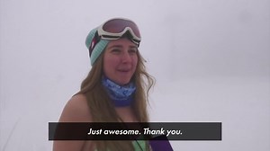 Skiing in skivvies: Half-naked snow bunnies hit the slopes