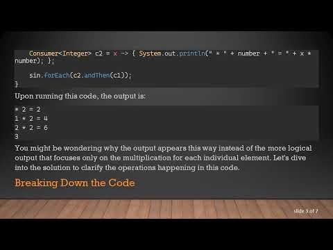 Understanding the andThen and forEach Functions in Java Streams