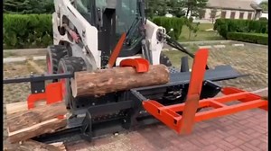 Firewood Wood Log Processor Attachment for Skid Steer Loader/excavator/tractor