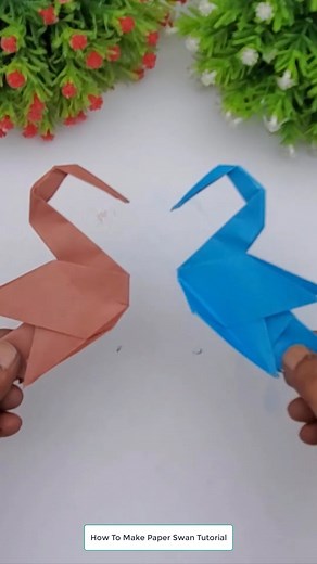 13K views · 54 reactions | Origami Swan (Traditional model Swan) How To Make a Paper Swan #Reels #Crafts | Entertaining Arts | Facebook