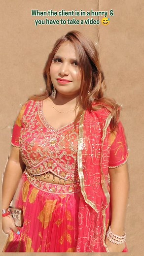 When the client is in a hurry & you have to take a video  Party makeup Indian bride Haldi bride Engagement Bride Venue bride Book makeup New in delhi Delhi Makeup artist | Geetika Bhasin | Facebook