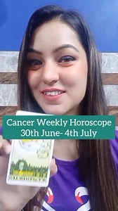 Weekly Horoscope/ Predictions for Cancer for 30th June'2021 - 4th July'2021 #monthlypredictions #monthlyprediction #weeklypredictions #weeklyprediction #dailypredictions #dailyprediction #cancer♋ #cancerpredictions #monthlyhoroscopes #monthlyhoroscope #monthlytarot #monthlyreading #weeklytarot #weeklyhoroscope #weeklyreading #weeklyreadings #june | AstroMahakkz | Facebook